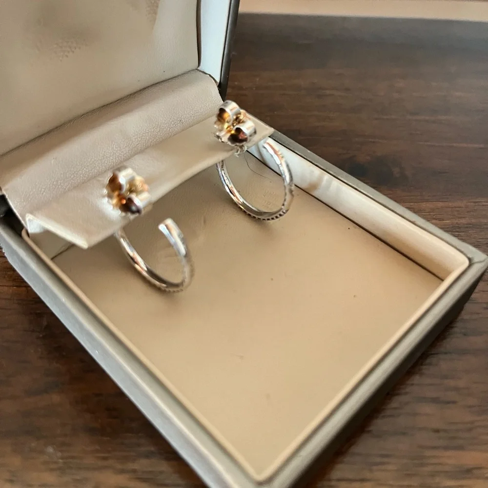 LAGOS Signature Caviar Beaded Hoop Earrings - Picture 6 of 8